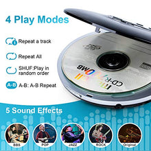 Carica l&#39;immagine nel visualizzatore di Gallery, Lettore CD Portatile Gueray Walkman con cuffie Audio Digitale Lossless Nero