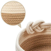 Carica l&#39;immagine nel visualizzatore di Gallery, EZOWare Set di 3 Cesto Contenitore in Maglia Organizer, Marrone E Beige