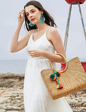 Carica l&#39;immagine nel visualizzatore di Gallery, LlorenteRM 2 Pairs Hoop Orecchini con Nappa per Donne Boemia Dichiarazione... - Ilgrandebazar