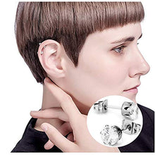 Carica l&#39;immagine nel visualizzatore di Gallery, JewelryWe Gioielli Orecchini Zirconia Brillanti, Piccoli orecchini di 6 Paia - Ilgrandebazar