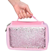 Carica l&#39;immagine nel visualizzatore di Gallery, Asiv Borsa Grande a Forma di Matita, Astuccio per Bambina con Rosa