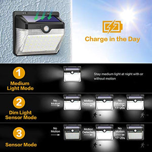 Luce Solare Esterno, Kilponen 60 LED Lampada con Sensore di 2 Pezzi - Ilgrandebazar
