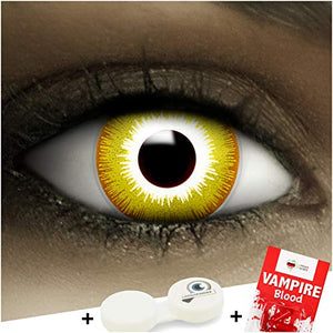 Lenti a contatto colorate"Avatar" + capsule di sangue finto + portalenti per... - Ilgrandebazar