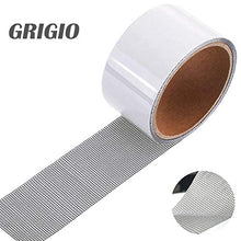 Carica l'immagine nel visualizzatore di Gallery, Nastro per Riparare Zanzariere Nastro Adesivo in Fibra di Vetro per Finestre Insetto, 5cm x 200cm(Grigio)
