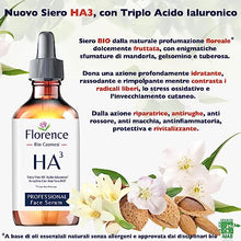 Carica l&#39;immagine nel visualizzatore di Gallery, 60ml. Bio Siero Viso con Acido Ialuronico Puro a 3 pesi Molecolari, Vitamina C e Noti Agenti Antirughe e Antietà. Biologico,Vegano,Idratante e Illuminante. Ideale anche Come Crema Contorno Occhi