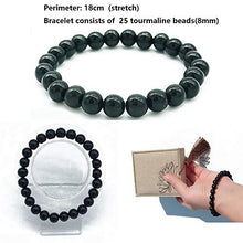 Carica l&#39;immagine nel visualizzatore di Gallery, Bracciale per terapia magnetica e protezione EMF Collana con cristalli di... - Ilgrandebazar