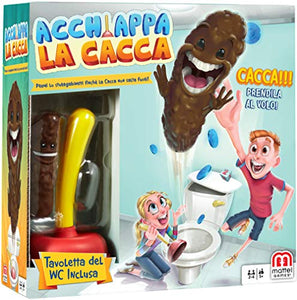 Mattel Games, Acchiappa la Cacca con Toilet Incluso, Gioco da Tavolo per... - Ilgrandebazar