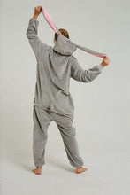 Carica l&#39;immagine nel visualizzatore di Gallery, Pigiama Kigurumi Animale Costume per Altezza 168-178cm, Coniglio Grigio