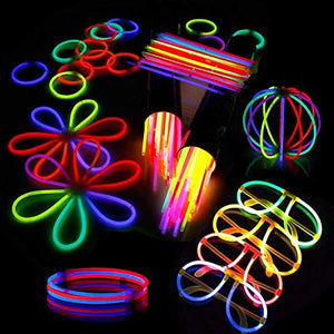 AYAOQIANG 200 Barre Luminose per Party,Braccialetti Fluorescenti Luminosi... - Ilgrandebazar