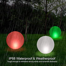 Carica l&#39;immagine nel visualizzatore di Gallery, LED Luci Giardino Esterno,Luci piscina galleggianti IP68 Impermeabile 4pcs