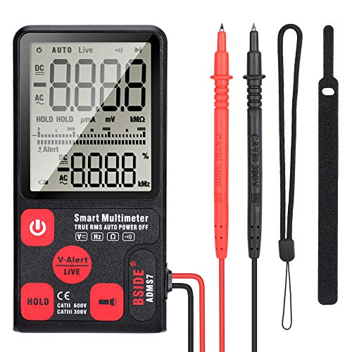 Multimetro Digitale Tester, Portatile Display LCD Volt Automatico Frequenza... - Ilgrandebazar
