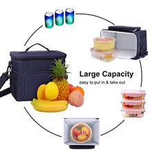 Carica l&#39;immagine nel visualizzatore di Gallery, esonmus Borsa Termica Pranzo, Borse Frigo Piccola Cibo Alimentazione con Blu - Ilgrandebazar