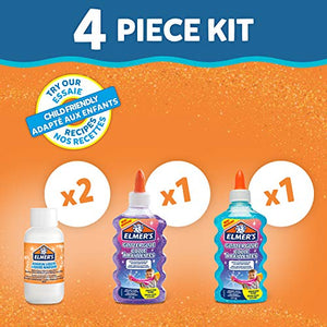 ELMER’S Kit Glitterato per Slime con Colla Glitterata Viola e Blu e 2... - Ilgrandebazar