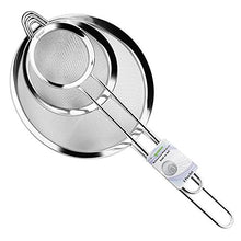 Carica l&#39;immagine nel visualizzatore di Gallery, Ipow set di 3 Setaccio/Filtro/Colino/Scolapasta in acciaio inox a Normale - Ilgrandebazar