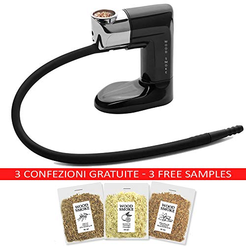 AFFUMICATORE a freddo - Pistola affumicatrice - 3 CONFEZIONI di legno...
