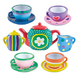 Galt- 3603975 Servizio da Te Dipingere multicolore - Ilgrandebazar