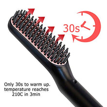 Carica l&#39;immagine nel visualizzatore di Gallery, Pettine Barba Capelli, Oleein Lisciante per Capelli e Barba,Pettine... - Ilgrandebazar