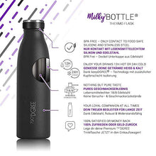 Carica l'immagine nel visualizzatore di Gallery, 720°DGREE Borraccia Termica Acciaio 500ml, Onyx Black - Robusto Opaco | Nero