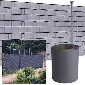 LARS360 35m x 19cm con 20 Strisce Fascette Visione Protezione PVC Grigio - Ilgrandebazar