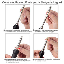 Carica l&#39;immagine nel visualizzatore di Gallery, 45 Pezzi Kit Pirografia Legno,Preciva 60W Portatile Arancione - Ilgrandebazar