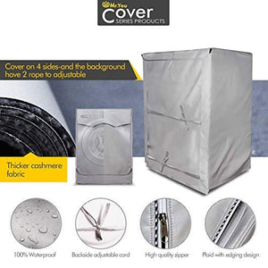 Mr.You Copertura Lavatrice per Esterno XL（60x64x85）, Su 4 Lati - Ilgrandebazar