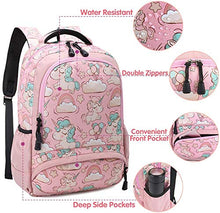 Carica l&#39;immagine nel visualizzatore di Gallery, Unicorno Zaino Scuola Elementare Impermeabile Zaini Bambino Sacchetti 13rosa