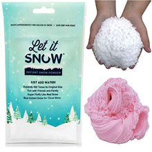 Carica l&#39;immagine nel visualizzatore di Gallery, Let it Snow Neve Finta Istantanea in Polvere per Slime – 4 litres - Ilgrandebazar