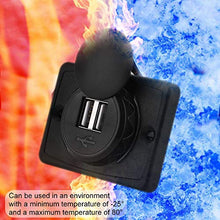 Carica l&#39;immagine nel visualizzatore di Gallery, Presa usb auto, di ricarica per caricabatterie con porta USB ABS...