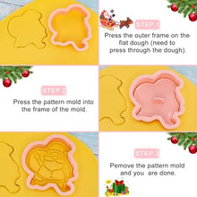 Carica l&#39;immagine nel visualizzatore di Gallery, 16 Pezzi Formine per Biscotti Natalizi, Formine Biscotti Natale 3D Tagliabiscotti Natalizi Plastica Stampi Biscotti, Stampo per Biscotti Natalizi per Decorare Biscotto Dolci Torta