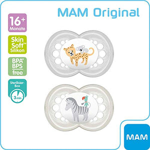 'MAM Day & Night//Original & Air//"Skin Soft Silicone Ciuccio 16 +...