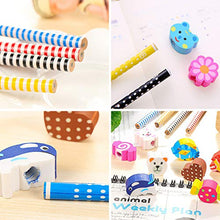 Carica l'immagine nel visualizzatore di Gallery, Gudotra Set 44 pcs Matita in Legno con Gomma Colorate Bomboniera Regalino 44 - Ilgrandebazar