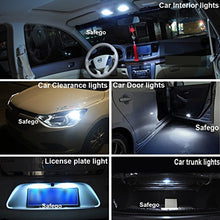 Carica l&#39;immagine nel visualizzatore di Gallery, Safego 10 x LAMPADINE T10 W5W LED 194 168 cuneo Tipo 5 SMD 10xCanbus 5SMD