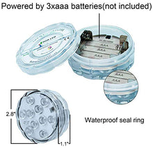 Carica l&#39;immagine nel visualizzatore di Gallery, LED Sommergibili Con Telecomando 4 Pezzi,Luce 4 paquets