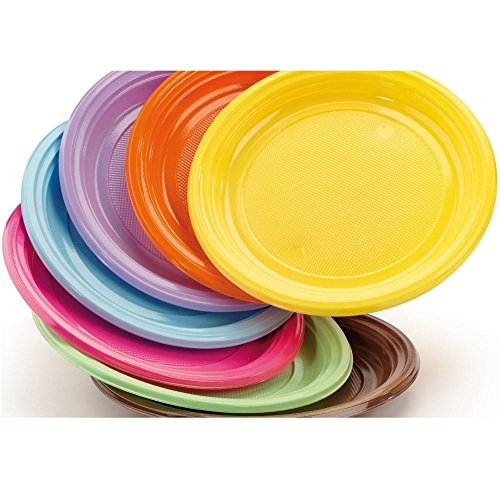 Piatti Dessert X 50 Arancione - Ilgrandebazar
