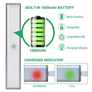 led Armadio Sensore Movimento Luce, Wireless Luci Notturne Barra Lampada 2PCS - Ilgrandebazar