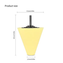 Carica l&#39;immagine nel visualizzatore di Gallery, Lucidatura Auto Set,3Pcs Spugna Cono Tampone di Sfera di... - Ilgrandebazar