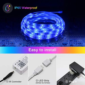 10M WIFI Striscia LED Alexa, TASMOR Smart RGB Impermeabile... - Ilgrandebazar