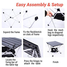 Carica l'immagine nel visualizzatore di Gallery, Sportneer Tavolo da Campeggio Leggero, Pieghevole in M-56*40.5*40.5 CM