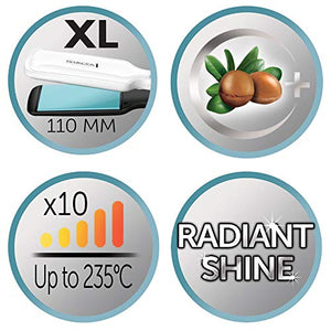 Remington Piastra Larga Shine Therapy, Piastre in Ceramica con Olio Argan... - Ilgrandebazar