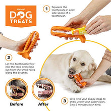 Carica l'immagine nel visualizzatore di Gallery, Natural Dog Treats Spazzolino de Denti e Dentifricio Set per Dental Care