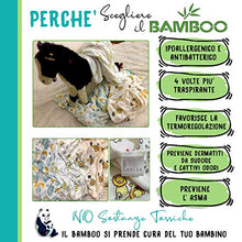 Carica l&#39;immagine nel visualizzatore di Gallery, Mussole Neonato Bamboo 100% Biologico, 3 Copertine In Mussola, 120x120,...