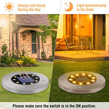 Carica l&#39;immagine nel visualizzatore di Gallery, Luci Solari Giardino Golwof 6 Pezzi 10 LED Luce Sepolta Solare IP65...