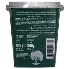 Carica l&#39;immagine nel visualizzatore di Gallery, Marmara Birlik Dry Cured Black Olives Kuru Sele Zeytin Salamura Turca – 800gr