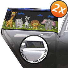 Carica l'immagine nel visualizzatore di Gallery, Baby parasole auto con protezione UV – 2 pezzi autoadesivo Sock_col