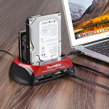 Carica l&#39;immagine nel visualizzatore di Gallery, Tccmebius TCC-S862-DE USB 2.0 a SATA IDE Dual-Bay HDD Disco Rigido Docking...