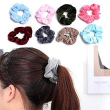 Carica l&#39;immagine nel visualizzatore di Gallery, 48 Pezzi Capelli Scrunchies Velluto, Elastico In Velvet Scrunchies, per... - Ilgrandebazar