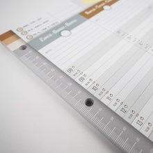 Carica l&#39;immagine nel visualizzatore di Gallery, IMUMI Planner settimanale da tavolo - fori per archiviazione in raccoglitore... - Ilgrandebazar