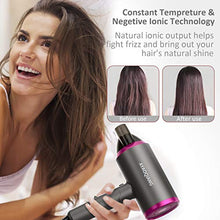 Carica l&#39;immagine nel visualizzatore di Gallery, Phone Per Capelli Professionale,1800w Asciugacapelli Ioni Professionali, Phon Con Diffusore con Diffusore, 2 Pettini, 3 Impostazioni di Temperatura, Pulsante di Raffreddamento