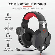 Carica l&#39;immagine nel visualizzatore di Gallery, Trust Cuffie Gaming GXT 322 Carus, con Microfono Flessibile, Controllo Nero
