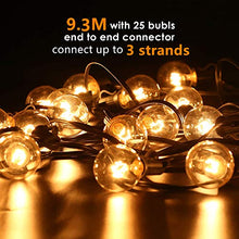 Carica l&#39;immagine nel visualizzatore di Gallery, Albrillo Catene Luminose Esterno - 9.3M Light String con Lampadine G40